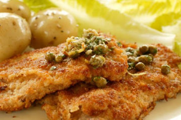 Veal schnitzel.