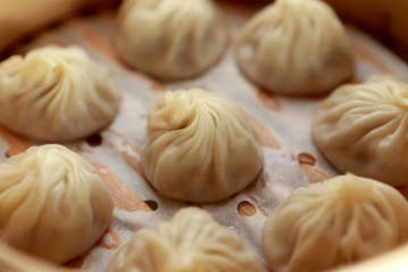 Xiao long bao dumplings at Din Tai Fung at Emporium Melbourne.