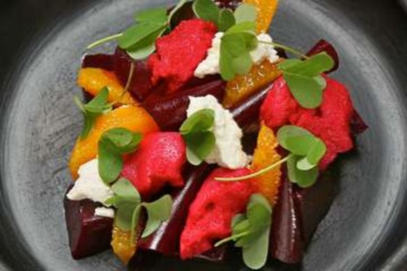 Hard to beat: The Commoner's spectacular beet salad.