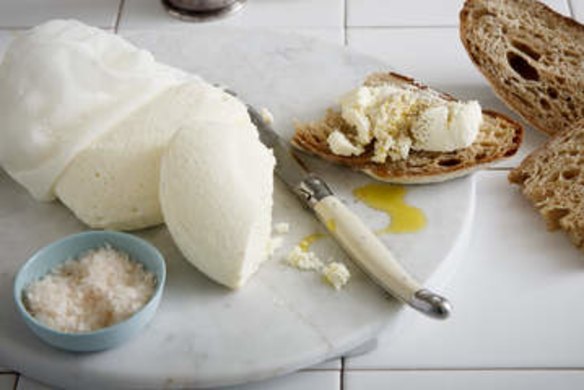 Homemade ricotta