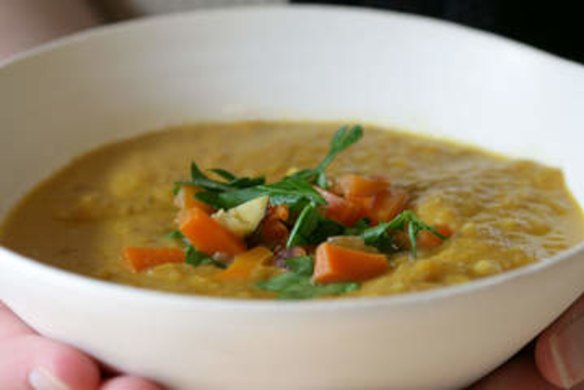 Carrot soup.