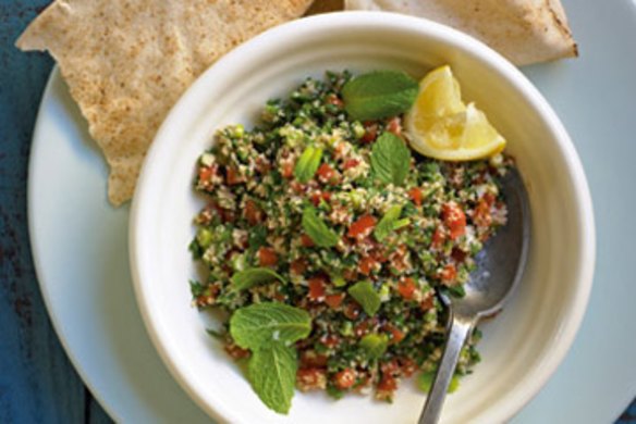 Tabbouleh salad.