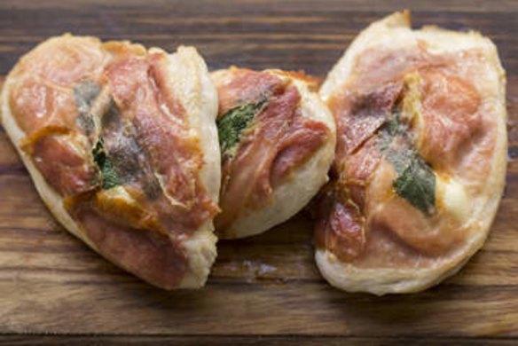 Chicken saltimbocca.