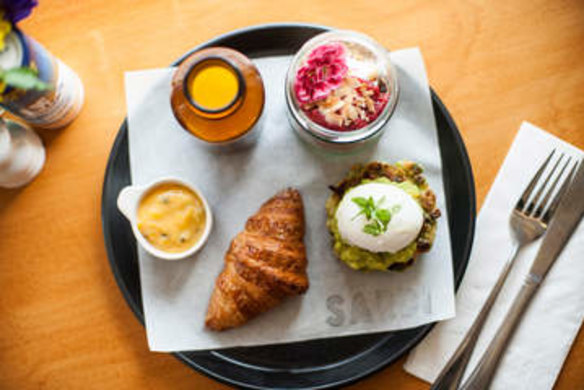 Sardi's colourful breakfast board.