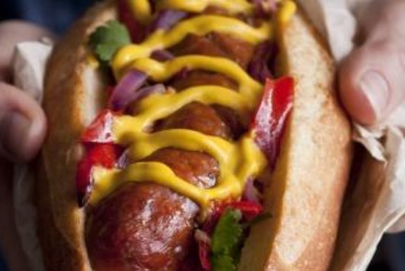 Cutting the mustard: It wouldn't be a real hot dog without that yellow condiment.
