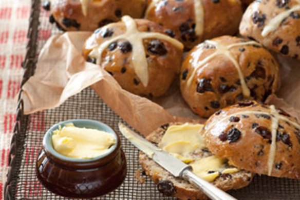 Hot cross buns.