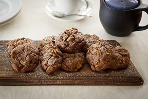 Cornflake choc biscuits. Photo: Marcel Aucar