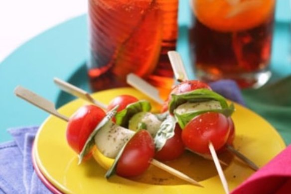 Caprese skewers