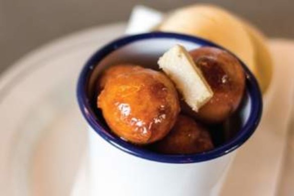 Greek honey doughnuts.