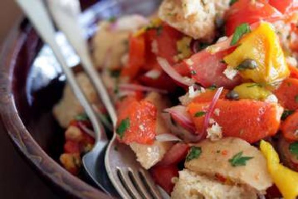 Panzanella salad.