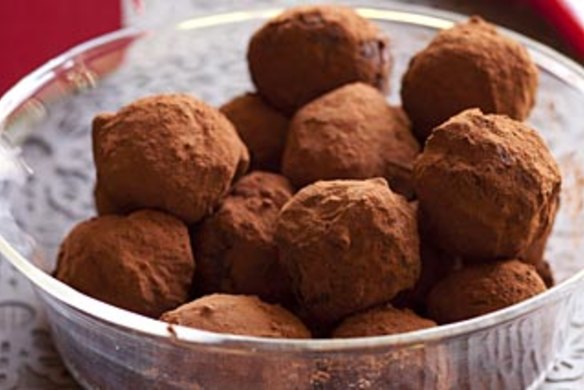 Chilli choc truffles.