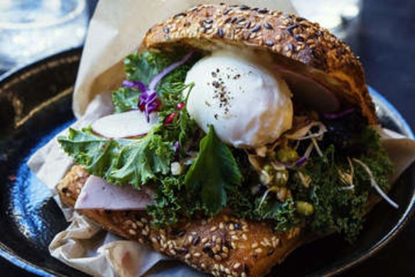 SYDNEY, AUSTRALIA - MAY 08:  Cross breakfast roll at the Cross on May 8, 2015 in Sydney, Australia.  (Photo by Christopher Pearce/Fairfax Media)