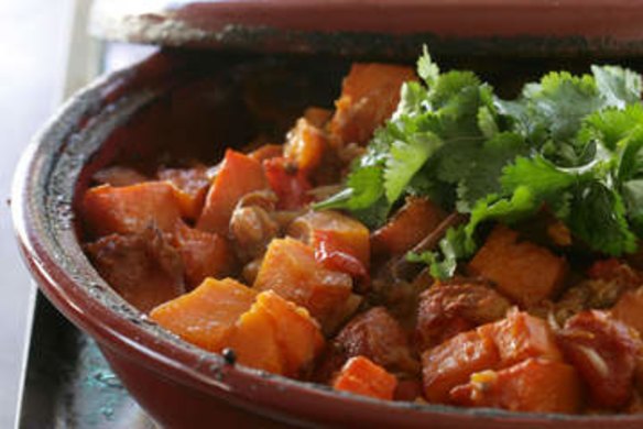 Ginger and vegetable tagine.