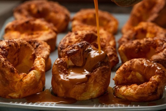 Nagi Maehashi aka RecipeTin Eats' Yorkshire puddings and gravy.
 