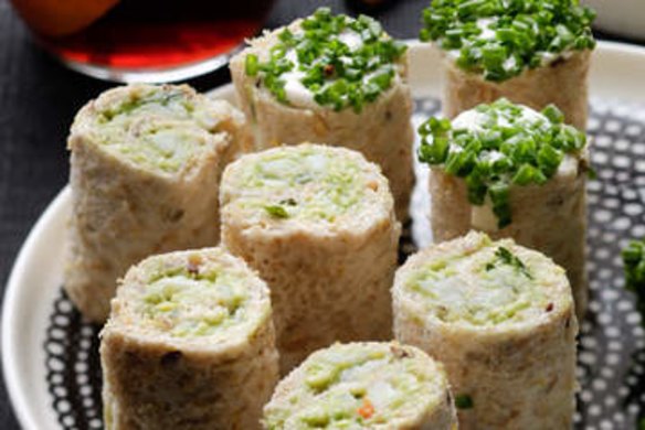 Crab and avocado rolls.