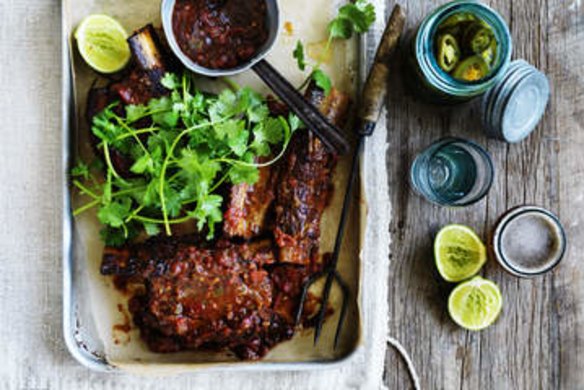 Neil Perry's Mexican-style braised beef short ribs.