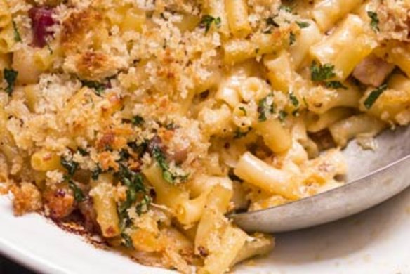 Frank Camorra's macaroni and cheese.