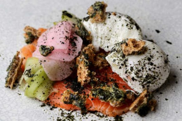 Instagram star: Miso-cured salmon.