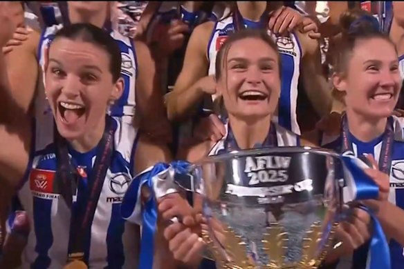North Melbourne smashed the Brisbane Lions in the AFLW grand final.