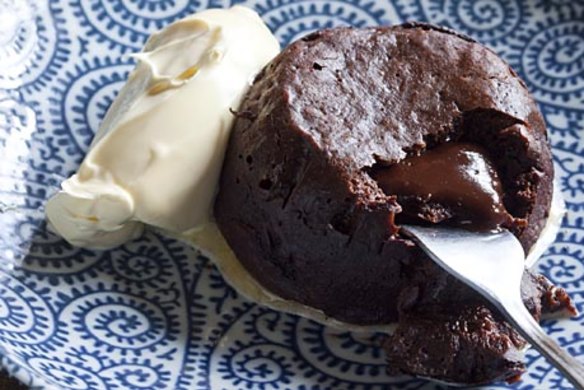 Hot chocolate fondant.