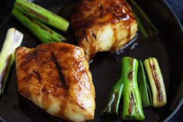 Teriyaki fish.