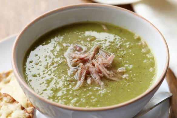 Pea and ham soup.