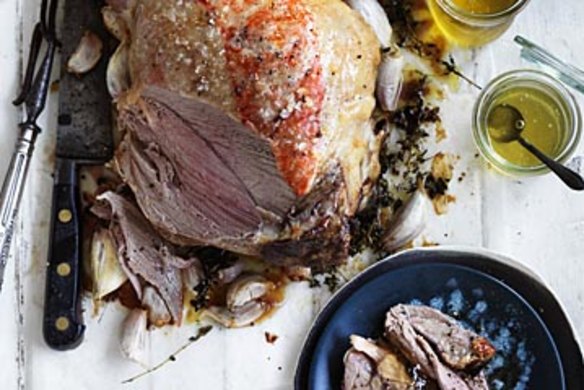 Lamb leg.