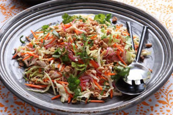 Vietnamese chicken coleslaw.