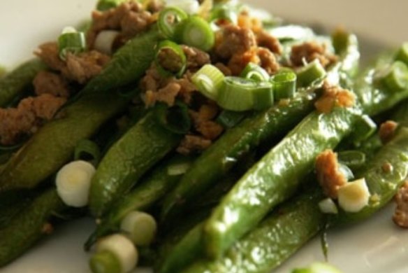 Chinese-style dry-seared beans