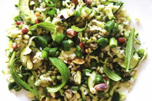 Greens and grains salad.