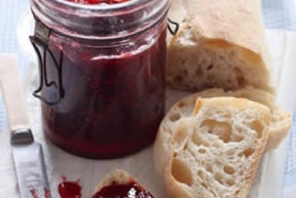 Strawberry vanilla jam