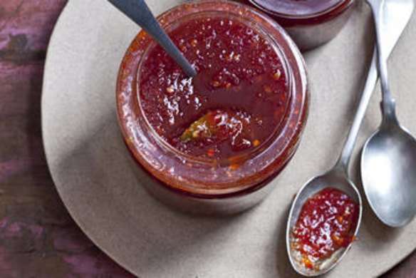 Chilli jam.