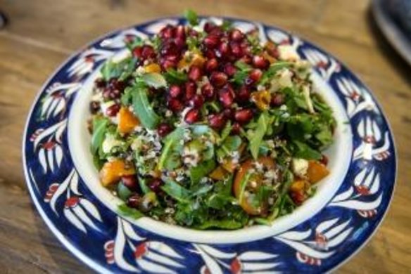 The quinoa salad served at The Turkish Tea House.