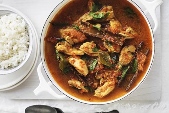 Food. Neil Perry's spicy chicken stew.SMH GOOD WEEKEND Picture by WILLIAM MEPPEM GW120609