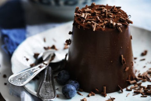 Chocolate bavarois.