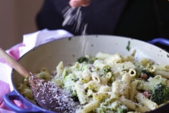 Penne with broccoli