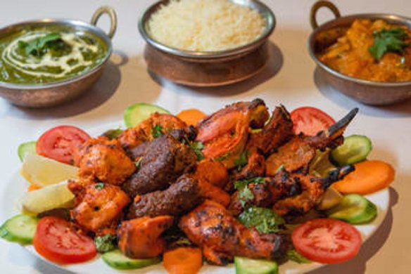 The tandoori platter at Chef's Tandoor.