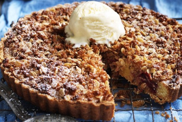 This crumble dessert is far simpler to make than it looks.