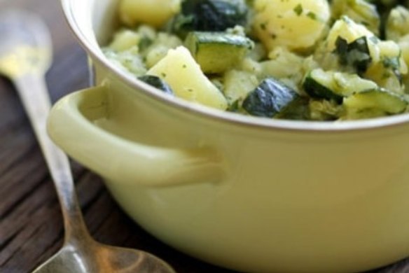 Zucchini and potato stew
