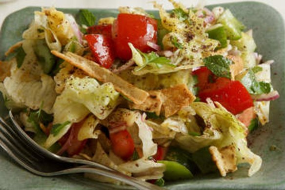 Fattoush salad.