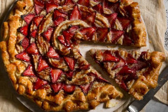 Strawberry galette (tart).