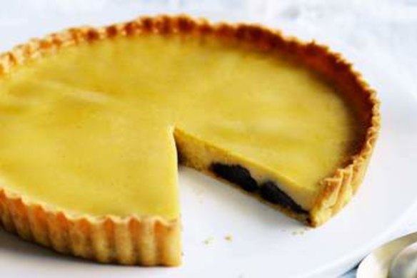 Neil Perry's vanilla prune tart.