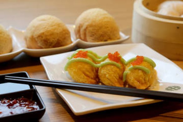 A selection of dishes at Tim Ho Wan in Melbourne.