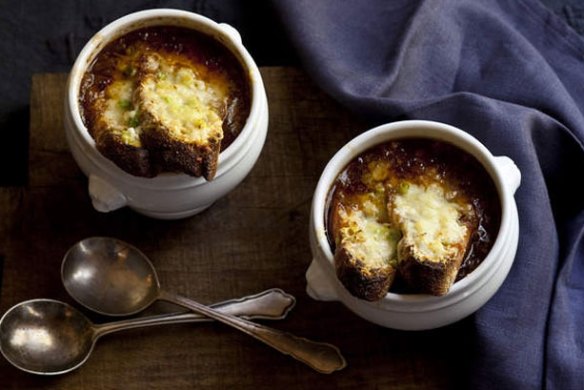 Karen Martini's French onion soup.