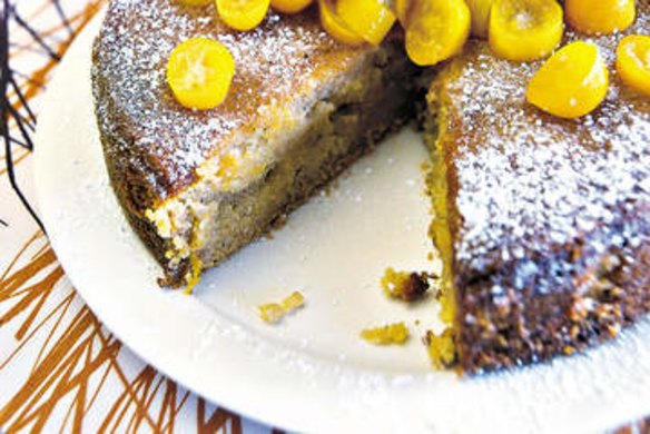 Flourless citrus hazelnut cake