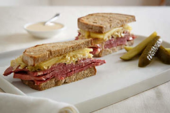 Frank Camorra's reuben sandwich.