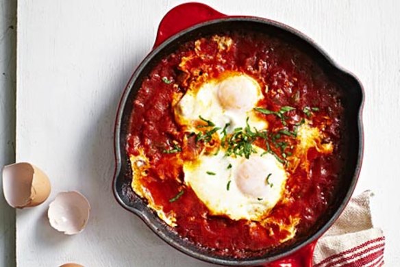 Healthy food. Michele Bridges' shakshuka. SHD SUNDAY LIFE Picture by ARMELLE HABIB  SLIFE120805