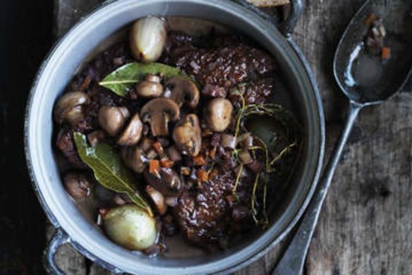 Neil Perry's coq au vin.