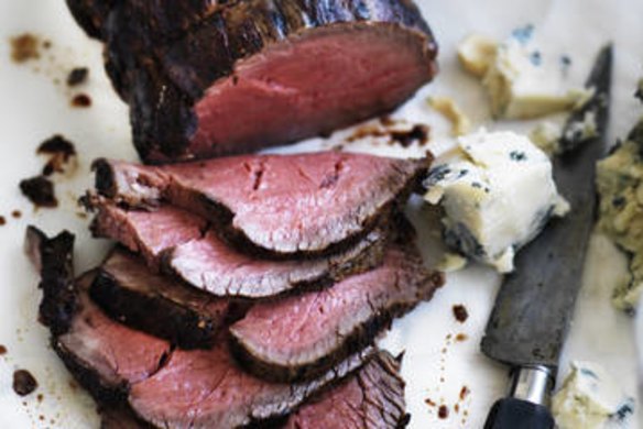 Neil Perry's roast beef and gorgonzola.