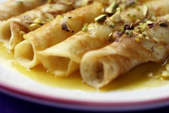 Moroccan honeycomb pancakes.